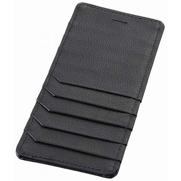 夏の贈り物お中元 インナーカードケース グリマ ブラック 7.2×0.2×15.7cm ★カード入れ（表・裏）×各502