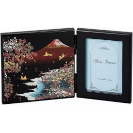 夏の贈り物お中元 桜富士 屏風ピクチャー 16×29.5×1.5cm ★サービスサイズ1枚用　★卓上用