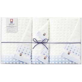 夏の贈り物お中元 バスタオル2P&ウォッシュタオル2P 今治タオル バスタオル：約60×120cm、ウォッシュタオル：約34×36cm