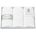 夏の贈り物お中元 フェイスタオル2P&ウォッシュタオル2P Hotel use premium quality フェイスタオル：約34×80cm、ウォッシュタオル：約34×34cm