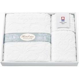 夏の贈り物お中元 タオルセット Hotel use premium quality バスタオル（約60×120cm）・フェイスタオル(約34×80cm)・ウォッシュタオル(約34×34cm)×各1