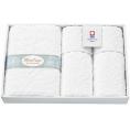 夏の贈り物お中元 タオルセット Hotel use premium quality フェイスタオル(約34×80cm)・ウォッシュタオル(約34×34cm)×各2、バスタオル(約60×120cm)×1