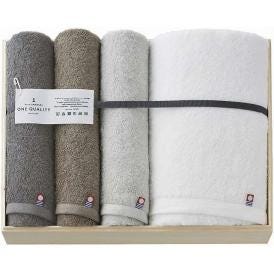 夏の贈り物お中元 バスタオル&フェイスタオル3P 今治 バスタオル：60×120cm、フェイスタオル：34×80cm