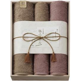 夏の贈り物お中元 バスタオル2P&フェイスタオル2P（木箱入） 今治謹製 バスタオル：60×120cm、フェイスタオル：34×80cm