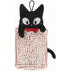 夏の贈り物お中元 もこもこ ジジ お手拭き 魔女の宅急便 約15×20cm（モール部使用時）
