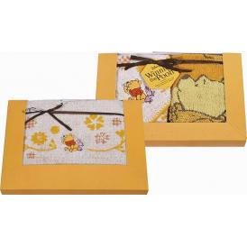 夏の贈り物お中元 フェイスタオル＆ウォッシュタオル2P くまのプーさん ウォッシュタオル：34×36cm、フェイスタオル：34×75cm