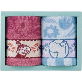 夏の贈り物お中元 タオルハンカチ2P ムーミン 25×25cm