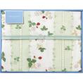 夏の贈り物お中元 綿毛布（毛羽部分） ウェッジウッド グリーン 140×200cm