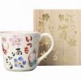 夏の贈り物お中元 マグカップ（木箱入） 夕立窯 うさぎ 直径8.5×8.8cm