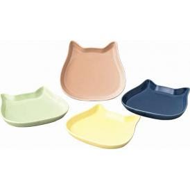 夏の贈り物お中元 キャットプレート4枚組 13×14×2cm
