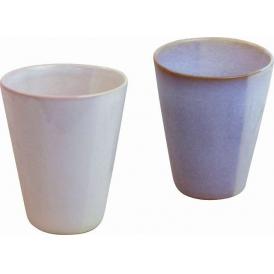 夏の贈り物お中元 ペアカップ 萩焼 直径8.5×10cm