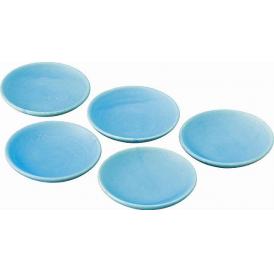 夏の贈り物お中元 小皿5客揃 信楽焼 直径10×2cm