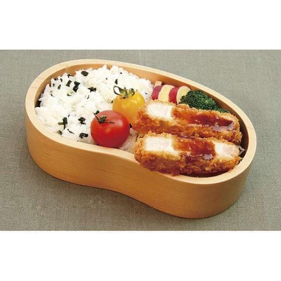 夏の贈り物お中元 くりぬき弁当箱一段 豆型 HANAKO 18.2×10.2×5cm ★食器洗い機可02