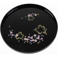 夏の贈り物お中元 10.0丸盆 日展作家　橋爪靖雄 直径30×2.2cm