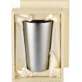 夏の贈り物お中元 チタン2重タンブラー240ml（木箱入） 霞 直径7×12cm