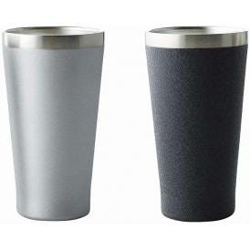夏の贈り物お中元 ペアサーモタンブラー340ml（マット） リュクス 直径7.5×13cm