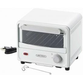 夏の贈り物お中元 ミニオーブントースター ピアコローレ ホワイト 20.5×19.5×17.5cm ★コードの長さ：1m　★消費電力：400W