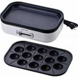 夏の贈り物お中元 ソロホットプレート（たこプレート付） ホームスワン 27×19×8.5cm ★たこプレート付　★コードの長さ：1.4m　★消費電力：800W