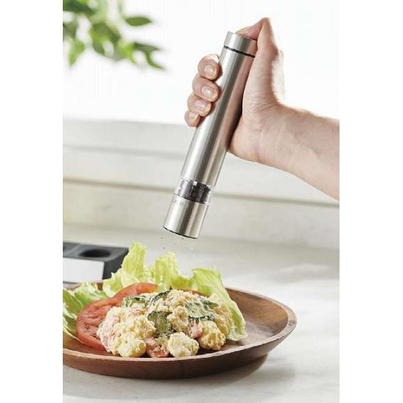 夏の贈り物お中元 電動ミル コイズミ 直径3.5×18.5cm ★台座・掃除用ブラシ付　★単4乾電池4本使用（別売）02