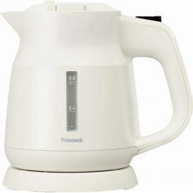 夏の贈り物お中元 電気ケトル0.8L ピーコック ホワイト 15×21.4×20.7cm ★コードの長さ：1m　★消費電力：1000W