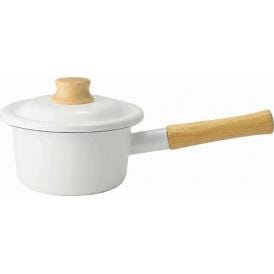 夏の贈り物お中元 ミルクパン14cm 富士ホーロー ホワイト