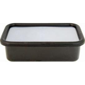 夏の贈り物お中元 抗菌琺瑯ブラック浅型角容器0.76L HANAKO 17.5×11.5×5.5cm