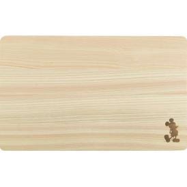 夏の贈り物お中元 ひのきのまな板（中） ミッキーシルエット ディズニー 36×22×1.5cm