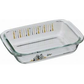 春の贈り物 オーブン耐熱ガラス皿 ムーミン 23×15×5cm（700ml）