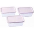 夏の贈り物お中元 レクタングル（970ml）3P グラスロック 18×13.5×7cm