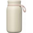 夏の贈り物お中元 ストラップ付マグボトル300ml トート アイボリー 直径7.1×14.5cm ★保温効力：53℃以上（6時間）、保冷効力：10℃以下（6時間）