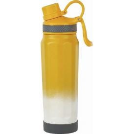 夏の贈り物お中元 キャリングボトル530ml フォルテック オレンジ×ホワイト 8.6×7.7×27cm ★保冷効力：10℃（6時間）