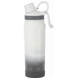 夏の贈り物お中元 キャリングボトル530ml フォルテック ホワイト×グレー 8.6×7.7×27cm ★保冷効力：10℃（6時間）