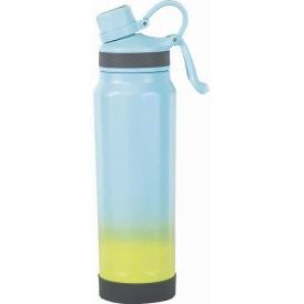 夏の贈り物お中元 キャリングボトル710ml フォルテック ブルー×グリーン 8.7×8.1×29cm ★保冷効力：10℃（6時間）