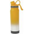 夏の贈り物お中元 キャリングボトル710ml フォルテック オレンジ×ホワイト 8.7×8.1×29cm ★保冷効力：10℃（6時間）