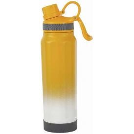 夏の贈り物お中元 キャリングボトル710ml フォルテック オレンジ×ホワイト 8.7×8.1×29cm ★保冷効力：10℃（6時間）