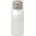 夏の贈り物お中元 ワンタッチ栓マグボトル350ml モテコ ホワイト 7.3×6.8×18cm ★保温効力：55℃以上（6時間）、保冷効力：10℃以下（6時間）