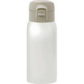 夏の贈り物お中元 ワンタッチ栓マグボトル350ml モテコ ホワイト 7.3×6.8×18cm ★保温効力：55℃以上（6時間）、保冷効力：10℃以下（6時間）