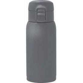 夏の贈り物お中元 ワンタッチ栓マグボトル350ml モテコ グレー 7.3×6.8×18cm ★保温効力：55℃以上（6時間）、保冷効力：10℃以下（6時間）