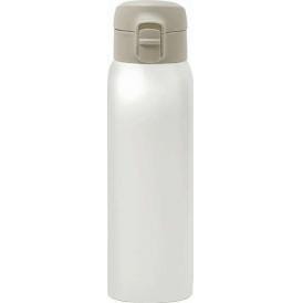 夏の贈り物お中元 ワンタッチ栓マグボトル500ml モテコ ホワイト 7.3×6.8×23cm ★保温効力：61℃以上（6時間）、保冷効力：9℃以下（6時間）