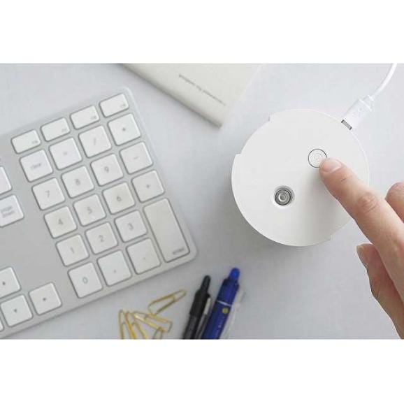 夏の贈り物お中元 卓上加湿器 リフレ 7.5×7×11.2cm ★給水フィルター付　★電源：DC5V02