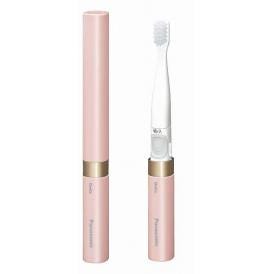 夏の贈り物お中元 音波振動ハブラシ ポケットドルツ パナソニック ペールピンク 1.8×1.65×16cm ★ポケットドルツ用極細毛ブラシ1本付　★単4乾電池1本使用（別売）