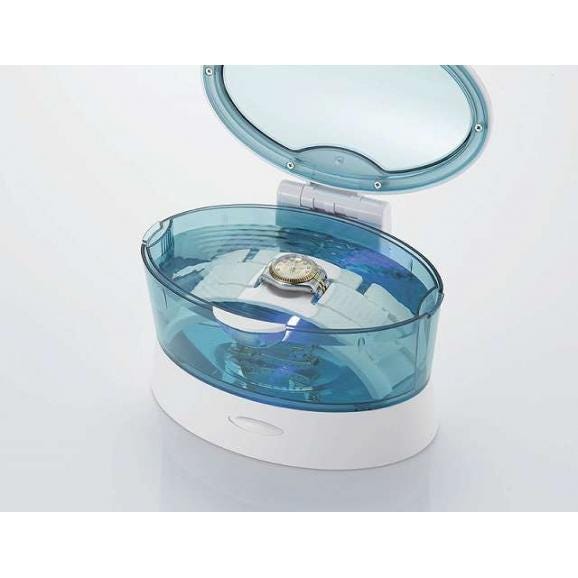 夏の贈り物お中元 音波洗浄器 ソニックリーン ファインN MIクリエーションズ 16.4×13×10.3cm ★時計ホルダー付　★単3乾電池4本使用（別売）02