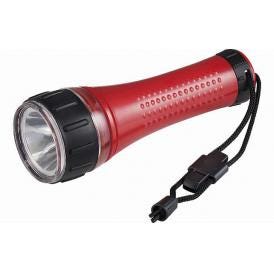 夏の贈り物お中元 電池が選べるライト ELPA 直径6.1×17cm ★ホイッスル付きストラップ付　★単2乾電池2本または単3乾電池2本または単4乾電池2本使用（別売）