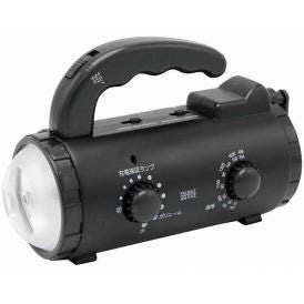 春の贈り物 乾電池/充電池式 手回し充電ラジオライト STAR★LIGHT 18.4×8.1×11.7cm ★電源：充電池・USB充電または単3乾電池3本使用（別売）　★USBケーブル付