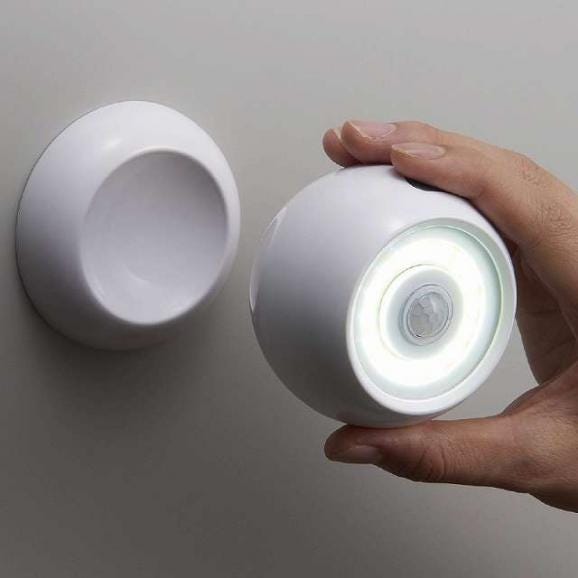 夏の贈り物お中元 COBセンサーライト Newまるのすけ 直径7.2×7.7cm ★単4乾電池3本使用（別売）02