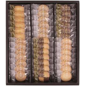 夏の贈り物お中元 神戸トラッドクッキー 神戸浪漫 クッキー（モザイク・カフェキャラメル・プレーン）×各7、クッキー（ココナッツ・チョコアーモンド・紅茶）×各6