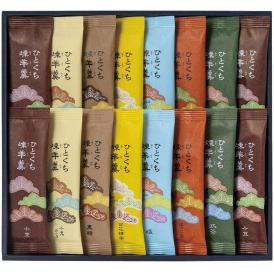 夏の贈り物お中元 ひとくち煉羊羹詰合せ 榮太樓總本鋪 小豆×4、小倉白小豆・黒糖・抹茶・ほうじ茶・百花蜂蜜・塩×各2