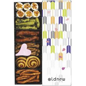 夏の贈り物お中元 彩 花林 Oldnew 奉天（47g）・黒かりんとう（24g）・青海苔かりんとう（21g）・シナモンかりんとう・うず巻（各20g）・そばかりんとう（16g）・飾り菓子（3g）×各1