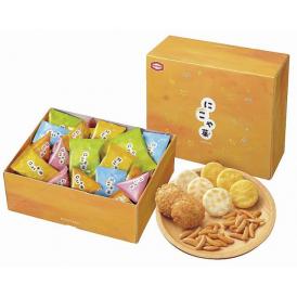 春の贈り物 にこや菓S 亀田製菓 柿の種・柿の種梅しそ（各5g）・揚一番・小丸せんべい（しお味・カレー味）×各9