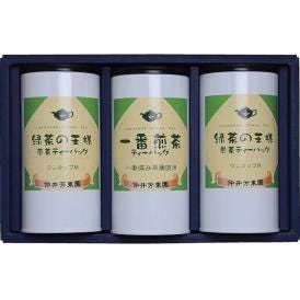 春の贈り物 豊味緑茶ティーバッグ詰合せ 仲井芳東園 緑茶の王様ティーバッグ（2g×20p）×2、一番煎茶ティーバッグ（5g×20p）×1